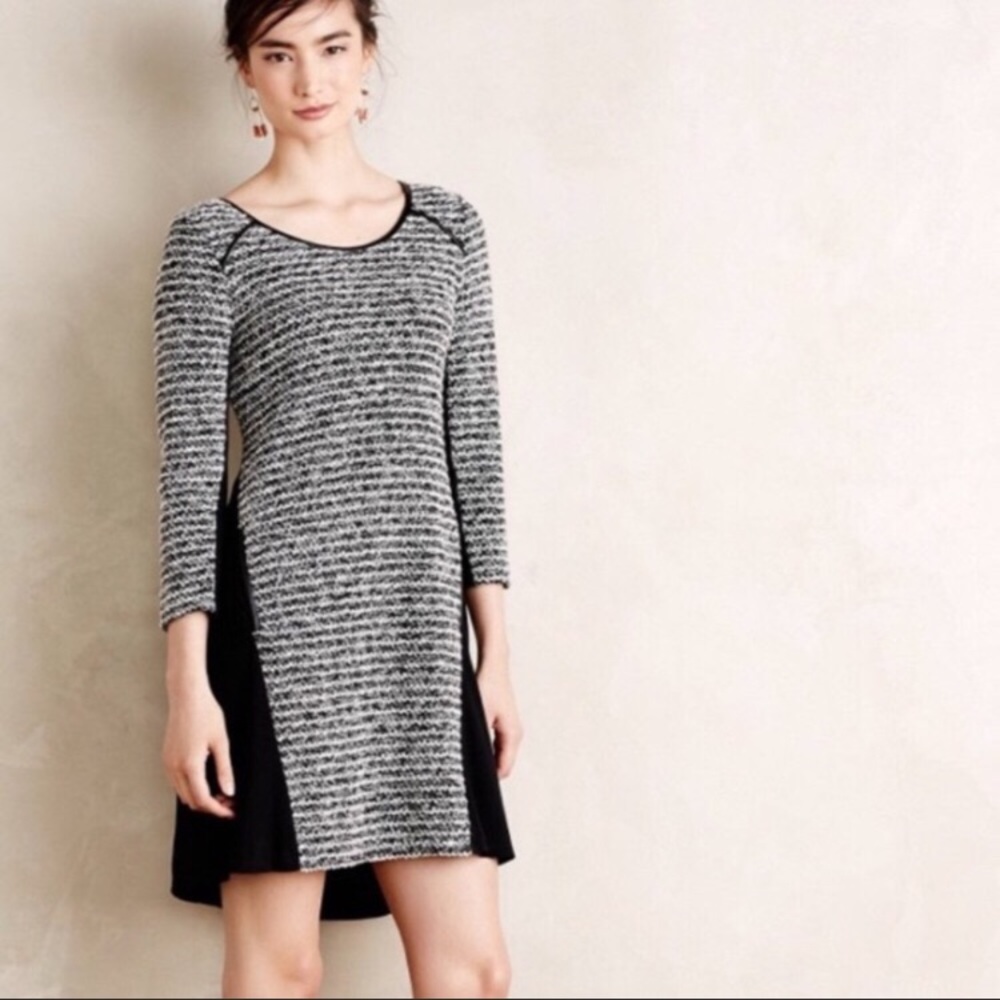 Anthropologie Maeve Boucle Swing Dress